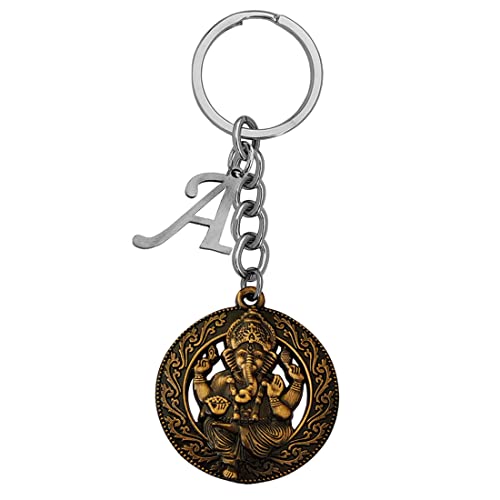 M Men Style Religious Lord Shri Ganesh with Initial Letter